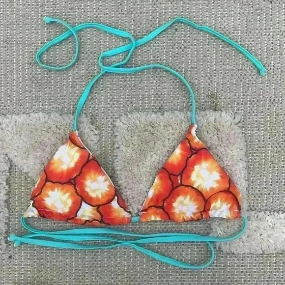 NWOT🍍Pineapple Print Reversible Bikini - Picture 6 of 8
